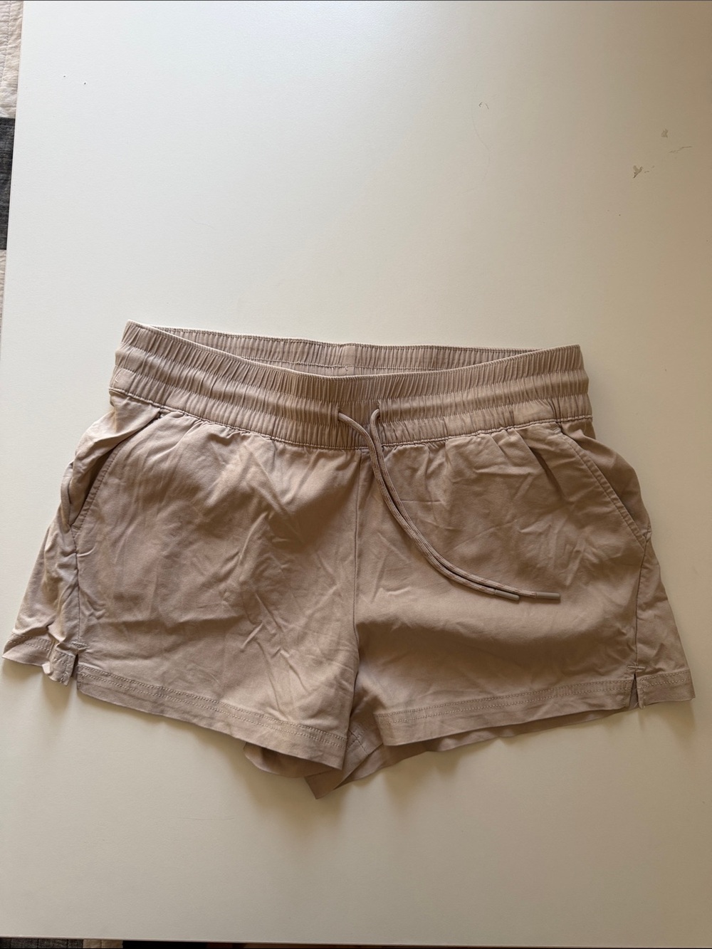 Avalanche | Women's Athletic | L | Drawstring Shorts - Taupe